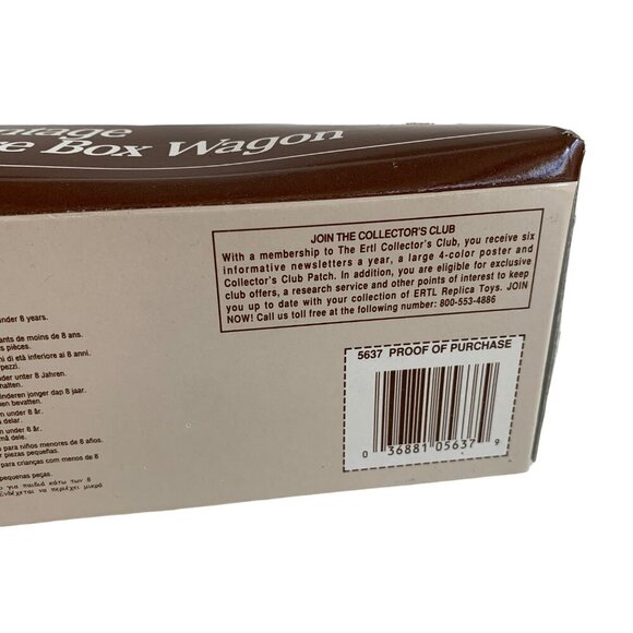 Ertl Flare Box Wagon Vintage New NOS 1/43 - Picture 5 of 7
